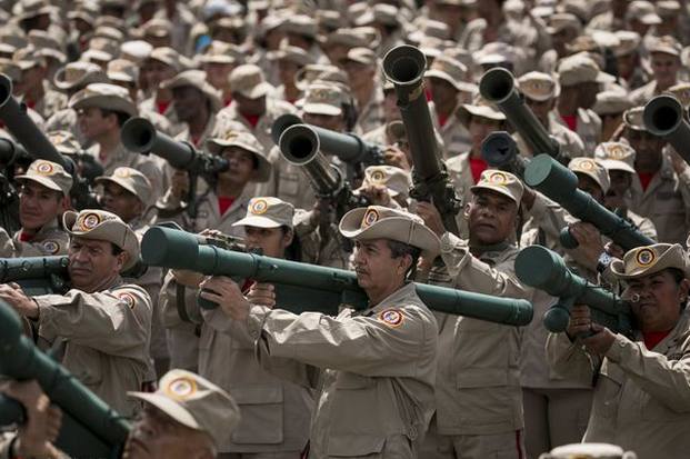 委内瑞拉将举行大规模军事演习 展示武力证明可保卫国家安全