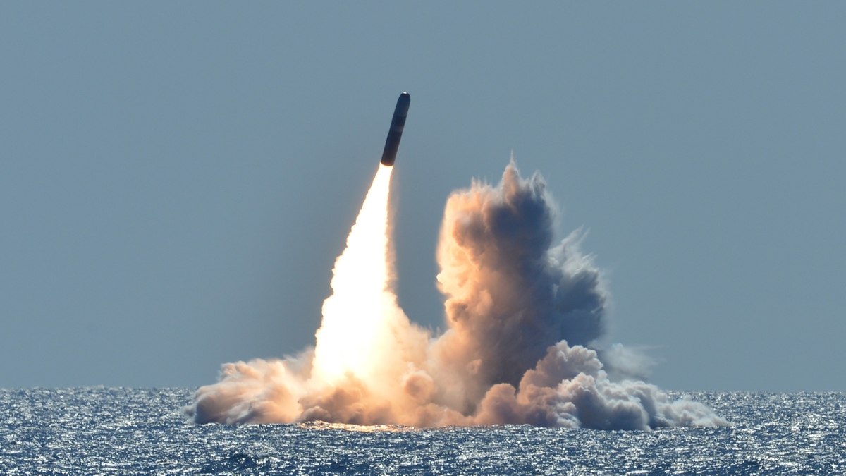  灭国“三叉戟”导弹发射 图片来自美国海军